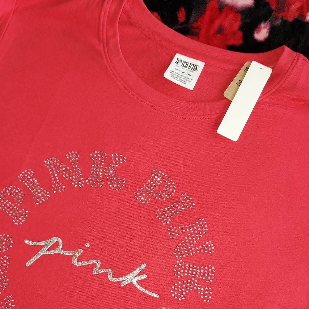 PINK Perfect T-shirt size XL NWT - Picture 9 of 12